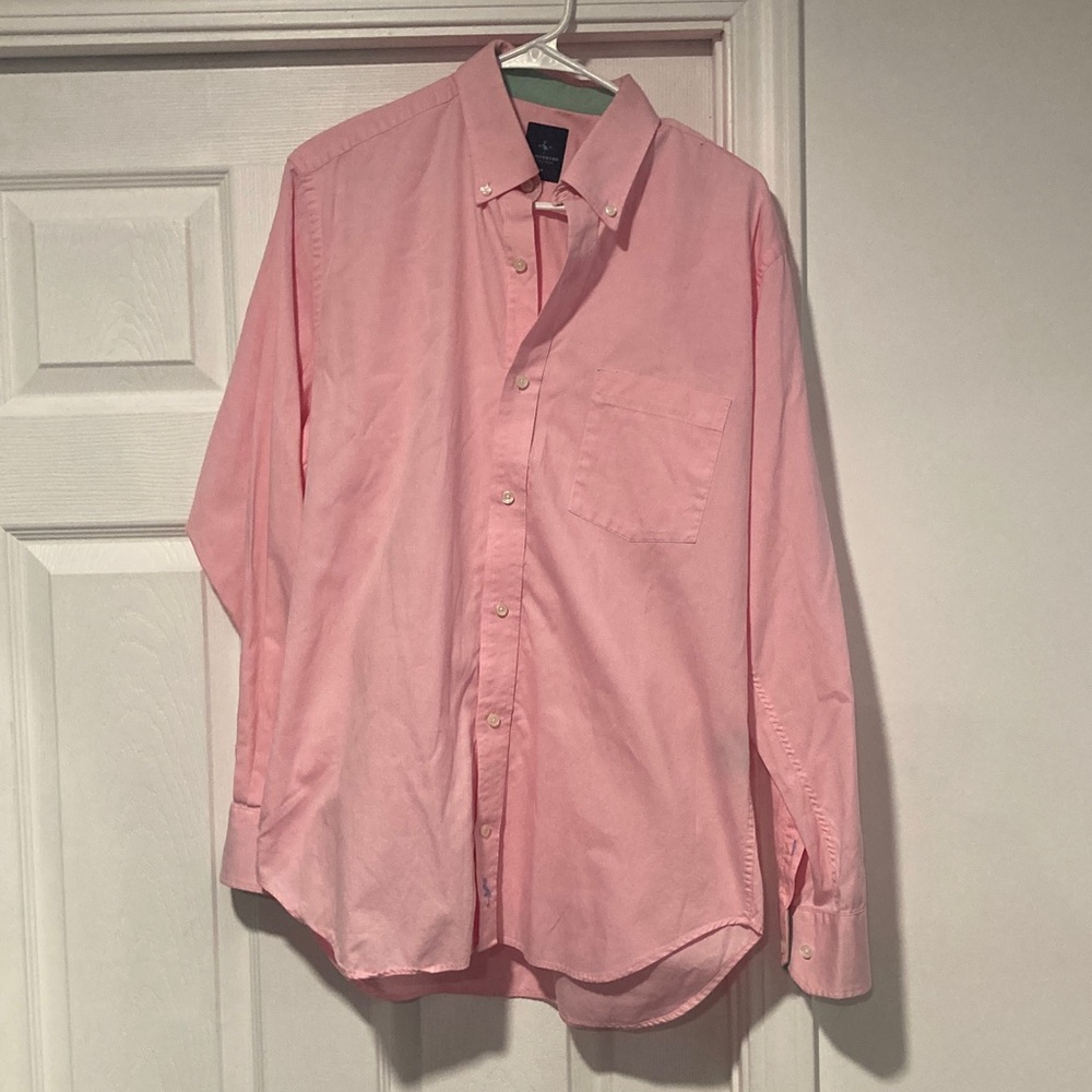 Tailorbyrd pink green shirt M